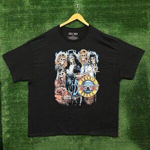 Guns N’ Roses Tour Dates Heavy Metal Band T-Shirt Size 3XL